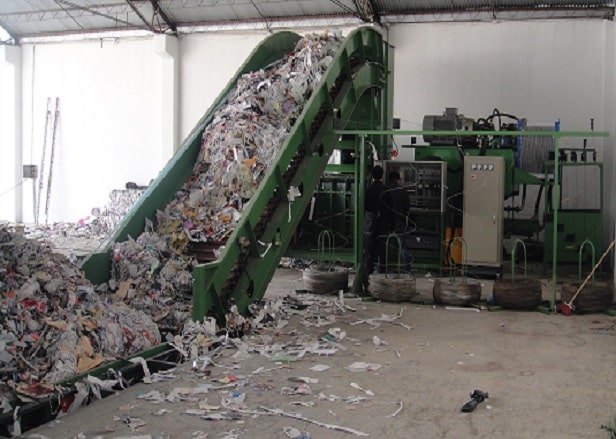 waste paper baling machine