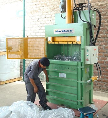 plastic baler