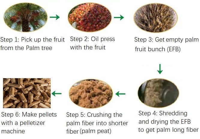 MacBaler- palm peat processing -pellets