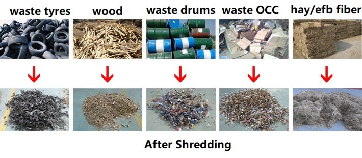 MacBaler- waste after shredding